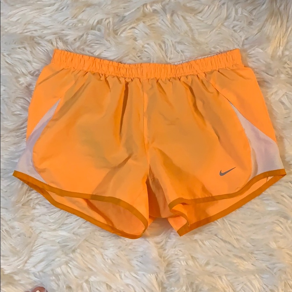 Cute orange Nike workout shorts